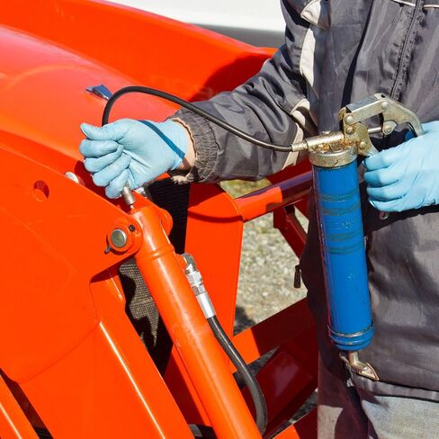 HARFINGTON 2Pcs Grease Gun Hose 12" 10000 PSI Spring Flex High Pressure Quick Release Grease Replacement with Coupler 1/8" NPT Threads for Grease Gun, Black in Saudi Arabia