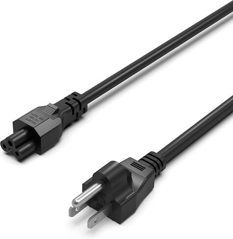 AC 3 Prong Laptop Power Cable Cord for LG TV, Asus Lenovo Dell HP Acer MSI Razer Toshiba Sony Samsung Adapter Notebook Computer Charger Replacement - ETL Listed Cable in Saudi Arabia