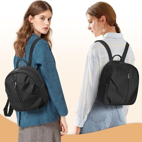 Mini Backpack Purse Small Cute Women Bag Lightweight Daypack for Travel (Beige) in Saudi Arabia