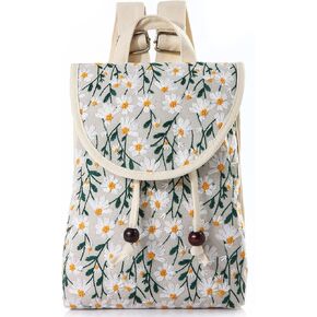Goodhan Floral Embroidered Backpack Purse for Women Small Travel Handbag Shoulder Bag