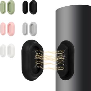 5 Pcs Magnetic Remote Control Holder Wall Mount, Silicone Remote Control Organizer Storage with Self-Adhesive, TV Remote Charger Holder Caddy Back of TV