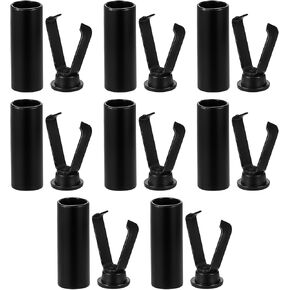 End Shoelace Tips 8 Sets Alloy Shoelace Head Metal Aglet Replacement Head Cylindrical Tip Replacement for Repairing Designing Shoes Jackets