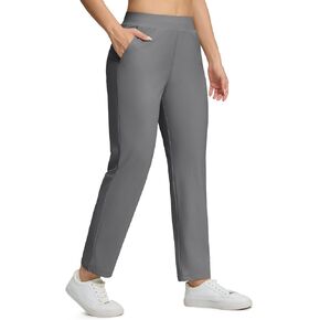 Seamaid Womens Golf Pants Lightweight Casual Travel Pants with Zipper Pockets Stretchy Work Business