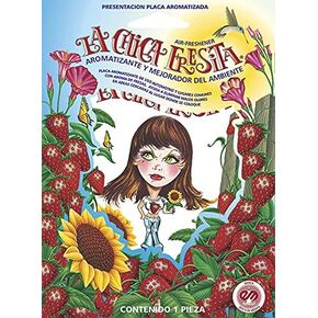 LA CHICA FRESITA Fresa/Strawberry Car Air Freshener Aromatizante Mexico (10)
