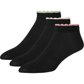 Ted Baker Women's 3 Pack Double Cuff Low Cut Socks