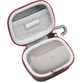 RLSOCO Hard Case Compatible with Shokz OpenFit/OpenFit Air Open-Ear True Wireless Bluetooth Headphones (Black)