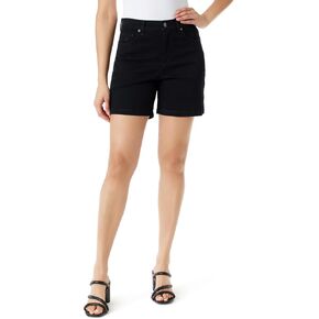 Gloria Vanderbilt Women's Amanda Basic Jean Short Standard, Black