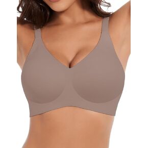 Womens Comfortable Seamless Wireless Bra No Underwire T Shirt Full Coverage Sleep Bralettes Push Up Supportive Everyday Bras