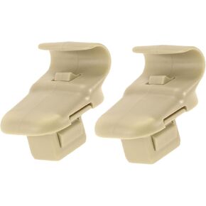 2PCS Sun Visor Clip for Mazda 3 5 6 MPV CX-7 CX-9 RX-8 Speed 6 Gray Sunvisor Retainer Mounting LC62-69-261B-75 LC6269261B77 (Beige)