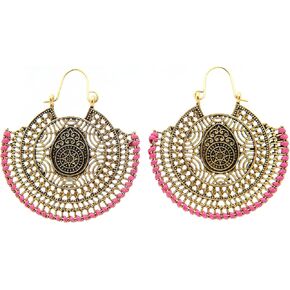 Bohemian Style Vintage Antique Drop Dangle Earrings Comfortable Versatile Accessory For Casual Outfit