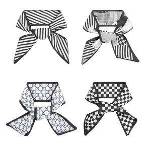 Handbag Scarf for Purse Handles 4 PCS Multifunctional Boho Headbands Satin Scarf for Women, Suitable for Skinny Hair and Neck Accessories