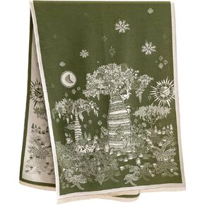 Women’s Fashion Jacquard Large Soft Scarves Pashmina Shawls with Bold Patterns Gift for Women