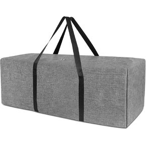 36 Inch Sports Duffle Bag - 106L Large Luffel Bag for Travel, Foldable Luggage Duffle Bag with Zippers for Men Women (Checkered Fabric)