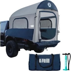 Niphean Truck Bed Tent 5.5ft-8ft for 2+1 People/Family ، 2 دقيقة إعداد خيمة شاحنة صغيرة قابلة للنفخ ، PU 3000mm مقاومة للماء وعالي القوة الداخلية ، واسعة ،