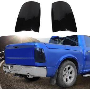 RT-TCZ Smoked Black Tail Light Lamp Cover Guard Trim Decoration Exterior Accessories for Dodge RAM 2009-2017