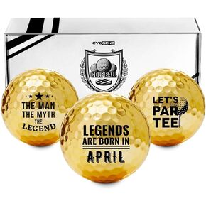 Birthday Gifts Golf Balls Set for Him, Golf Gifts for Men, Cool Accessories for Golfers, Birthday Golf Balls for Golf Lovers, Dad, Grandpa, Boyfriend, Husband, Brother, Uncle, Boss