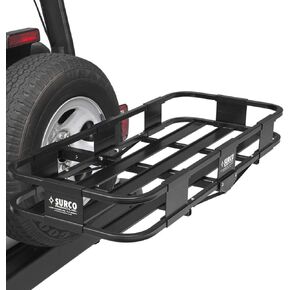 SJ4319 Spare Tire Basket Rack Kit - Compatible with Most Standard External Spare Tire Mounts; Measures 43" x 19"x 5"