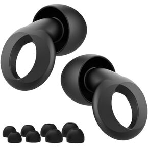 Ear Plugs for Sleeping, 35dB Ear Plugs for Sleeping Noise Cancelling, Reusable Silicone Ear Plugs for Noise Reduction, Sleep, Work, Deep Focus, Hearing Protection, Concert, Swimming and Snoring