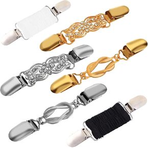 Cubaco 6pcs Cinch Clip Brouches و Dins for Women ، Clips Clips Clips Clips Clips Clips Clinch Clip Clip Clip