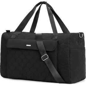 Marvolia Travel Duffle Bag Weekender Bags for Women Carry On Overnight Bag for Travel Gym Duffel Bag with Wet Pocket Hospital Bags for Labor and Delivery - Beige