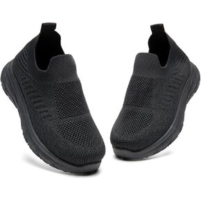 Bernal Girl/Boys Slip-On Sneakers Toddler/Little Kid/Big Kid Lightweight Fashion Breathable Tennis Walking Shoes Non Slip Runing Shoes