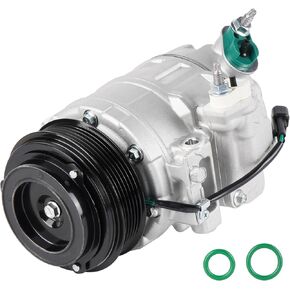 AC Compressor with A/C Clutch Compatible with Ford Explorer 3.5L 2011-2014 (Manual Control Valve Compressor), Police Interceptor Utility 3.7L 2013-2015, CO 9777C
