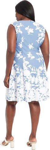 London Times Cap's Cap Sleeve Fit and Flare-Elegant Summer Cocktail Garden Garden Garden Guest Dress in Saudi Arabia