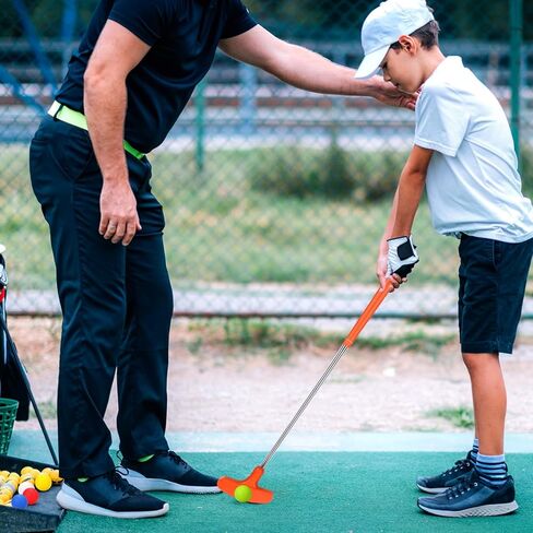 8 عبوات من مضرب الجولف للصغار للاعبي الجولف الذين يستخدمون اليد اليسرى واليمنى مع 8 كرات جولف للتمرين للأعمار من 9 إلى 12 عامًا و13 إلى 15 عامًا للمراهقين البالغين in Kuwait