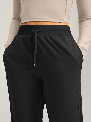 Soothfeel Women's Joggers with Zipper Pockets Lightweight Running Gym Travel Casual Workout Athletic Joggers Pants for Women in Saudi Arabia