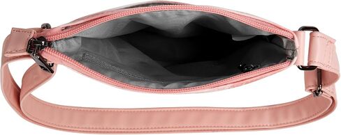 Choco Mocha Leather Crossbody Purse for Girls Triple Zipper in Saudi Arabia