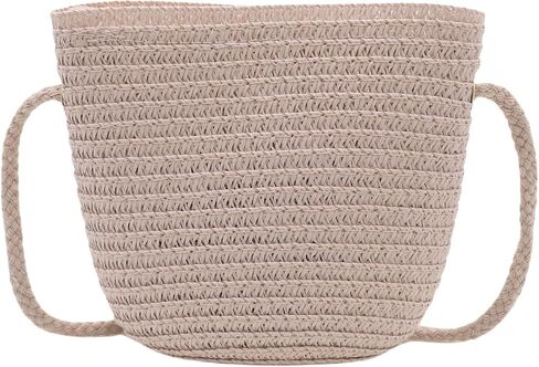 Ampossto Bow Straw Bag for Girls Little Girls Small Crossbody Purse Toddler Girls Presal Prester in Kuwait