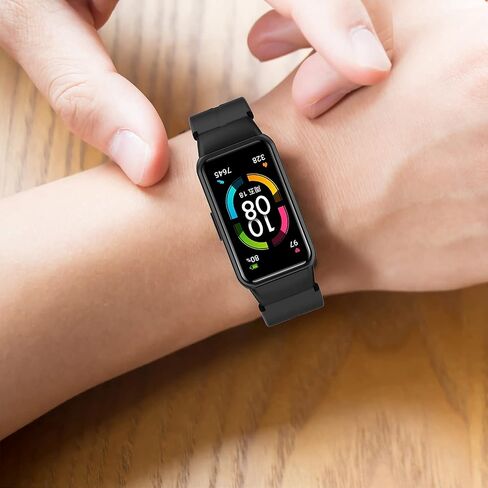 Strap for HUAWEI Band 6/ Honor Band 6, Soft Silicone Replacement Strap/Band in Saudi Arabia
