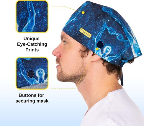 X-Ray Black Working Cap - Comfortable and Breathable for Men and Women Long Aesthetic Head Cover in Saudi Arabia