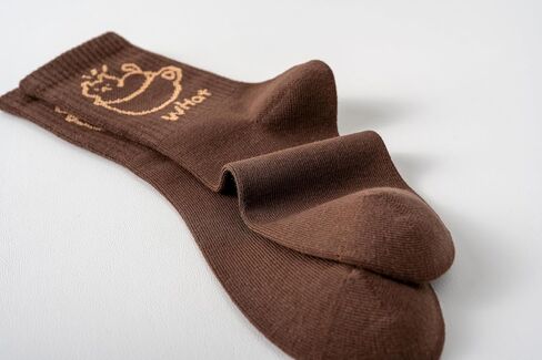 Women Crew Socks, 4 Pairs Novelty Cotton Socks, Stylish Women's Casual Comfort Ankle Socks in Saudi Arabia