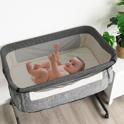 2 Pack Baby Mosquito Net for Stroller, Playard & Bassinet, Reusable Bug Net for Cradles, Carrier, Pack and Plays and Portable Mini Crib, Baby Playpen Mosquito Net Cover, White in Kuwait