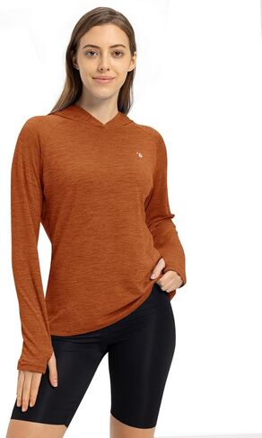 tbmpoy المرأة upf 50+ حماية الشمس قميص هوديي قميص طويل الأكمام الصيد المشي لمسافات طويلة في الهواء الطلق قميص الأشعة فوق البنفسجية خفيفة الوزن in Kuwait