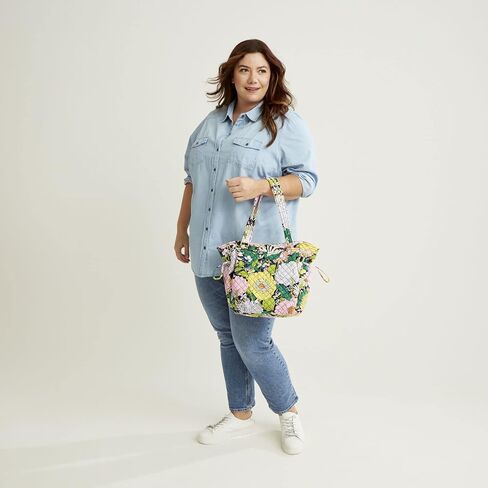 محفظة Vera Bradley Cotton Glenna Satchel، من الدانتيل الحلو in Saudi Arabia