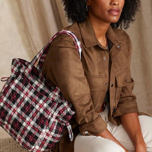 محفظة Vera Bradley Cotton Glenna Satchel، من الدانتيل الحلو in Saudi Arabia