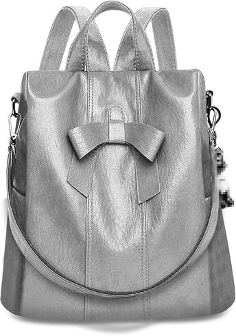 HUA ANGEL Women's Leather Backpack Purse Anti-Theft Daypacks for Travel College Office Shopping Carry on Bags Everyday Use in Saudi Arabia