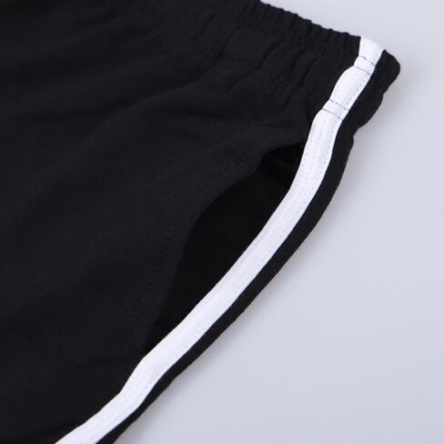 Women Athletic Yoga Fitness Terry Cotton Shorts Gym Running Bodybuilding Medium Thickness Shorts in Kuwait