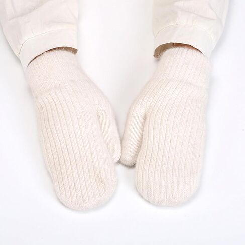 IZUS Cold-Weather Thick-Knit-Mittens for Women Winter-Spring-Warm Outdoor-Sport Acrylic-Wool Crochet-Cable-Gloves in Saudi Arabia