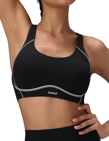 baleaf Freeleaf Broadway Womens High Impact Sports Bra, Wirefree Padded Spaghetti Strap Dance Yoga Workout Bra in Saudi Arabia