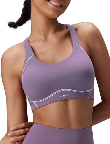Baleaf Freeleaf Broadway Womens High Impact Pra ، Wirefree Pat -Paghetti Strap Dance Dance Yoga Pradout Bra in Kuwait