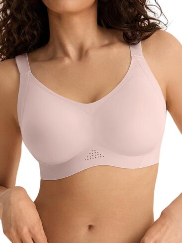 Seamless Bras for Women No Underwire, Wireless Comfortable Bralettes with Support and Lift, Full Coverage T-Shirt Bra in Kuwait