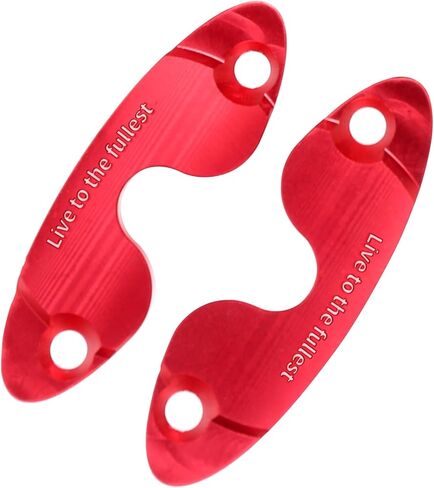 Upgraded Aluminum Alloy Sun Visor Clip for Jeep Wrangler JL JLU 2018-2025 Sahara Sun Visor Repair Kit for Jeep Gladiator JT 2020-2025 Jeep Wrangler JK Sprot/Rubincon Accessories(Red) in Kuwait