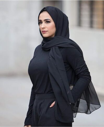 النساء خفيفة الوزن تشيفون-فوند ربيع الصيف-شال-وشاح طويل الرقبة لفساتين الحفلات المسائية in Kuwait