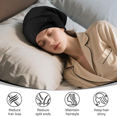 Satin Lined Sleep Cap Bonnet,Slouchy Beanie Hat,Mulberry Silk Bonnet in Saudi Arabia