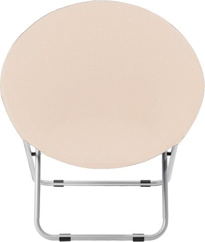 Saucer Chair Cover, Stretch Round Moon Chair Cover, Removable Spandex Jacquard Fabric Soft Saucer Chair Covers for Adults Saucer Chair, Machine Washable in Saudi Arabia