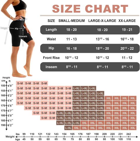 Bluemaple 3 Pack Biker Shorts Women High Waisted- 8" Tummy Control,Ultra-Comfort for Workouts,Yoga & Daily Wear with Pockets in Saudi Arabia