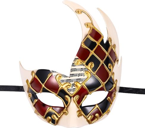OIDEA Retro Masquerade Mask for Men: Vintage Venetian Mardi Gras Mask Halloween Concert Costume Prom Party Half Face Mask in Saudi Arabia